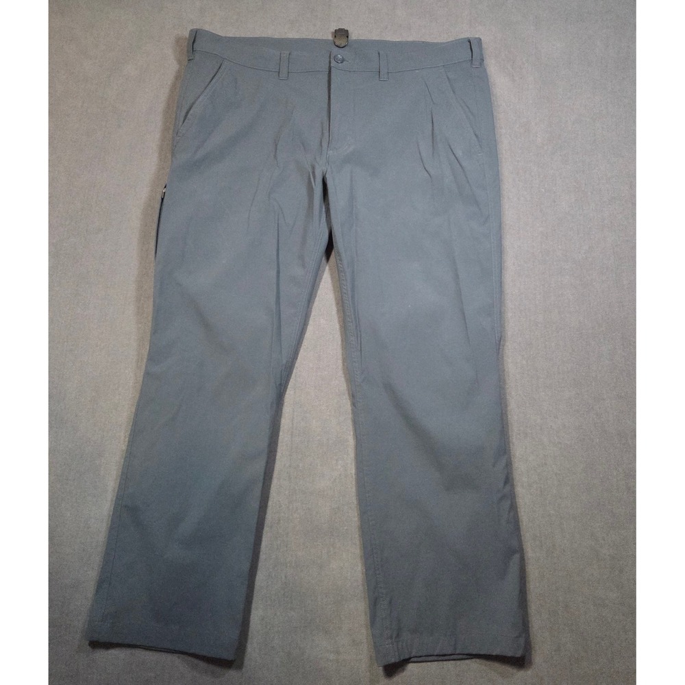 Eddie Bauer Guide Pants Mens 40x30 Gray Nylon Spandex Stretch Outdoor Hiking